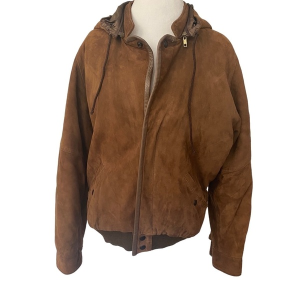 𝅺VALENTINO Uomo - Vintage Suede Bomber Jacket - Picture 2 of 16